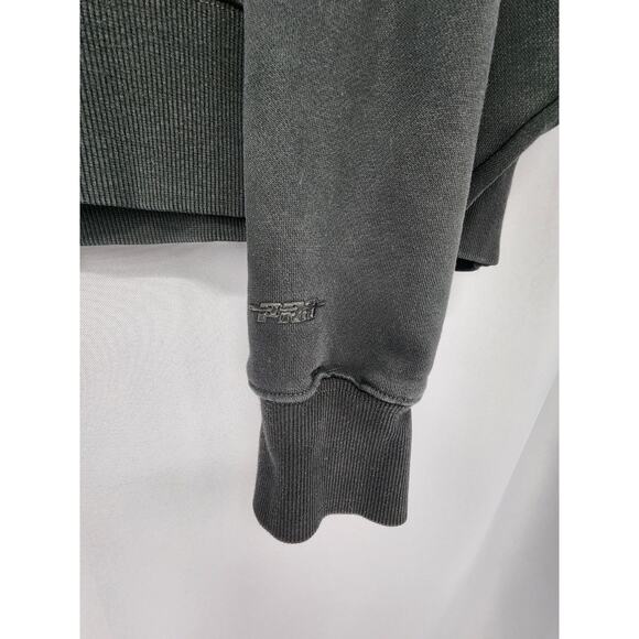 San Antonio Spurs Sweatshirt Womens XL Black NBA Basketball Cropped Crewneck - Picture 6 of 16